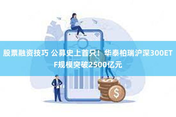 股票融资技巧 公募史上首只！华泰柏瑞沪深300ETF规模突破2500亿元