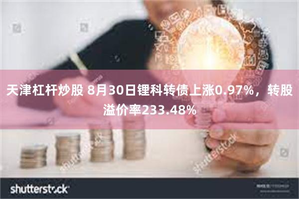 天津杠杆炒股 8月30日锂科转债上涨0.97%，转股溢价率2