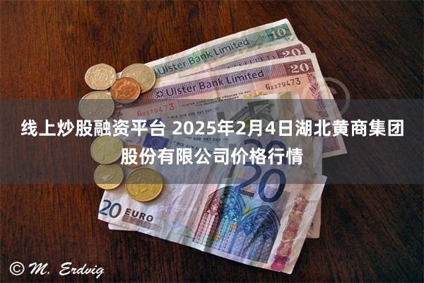 线上炒股融资平台 2025年2月4日湖北黄商集团股份有限公司